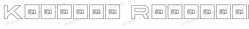 Kinetic Regular字体转换